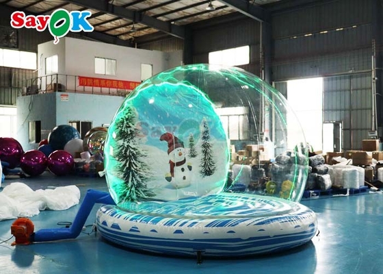 巨大な膨らませられる雪球パーティー バブルドーム 爆発 クリスマス・スノーボール イベント