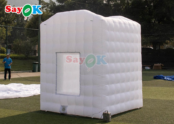ホワイト 充気型 ホット ヨガ ドーム テント 家庭用 携帯 パーソナル ヨガ ルーム