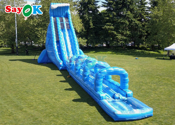 100フィートの長さの水上スライドパーク プール付きの大型商用水上スライド