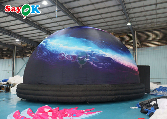 32.8フィート 宇宙飛行士 膨張型惑星館 投影ドームテント 黒い投影テント 学校用