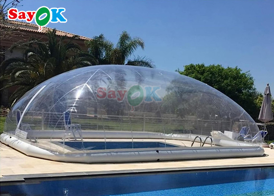 オーダーメイド 透明 透明 防水 防水 PVC 浴カバー テント 冬用 囲み 泡ドーム
