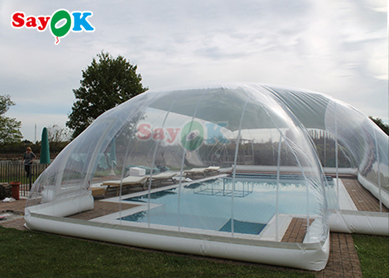 オーダーメイド プールカバー 透明 充気プール テント 冬 プール バブル テント