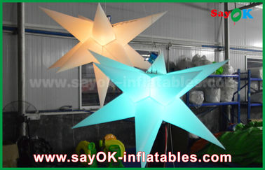 耐久の膨脹可能な照明装飾、導かれたライトが付いている膨脹可能な星
