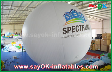 巨人2m DIAポリ塩化ビニールの屋外広告のための白く膨脹可能なヘリウムの気球