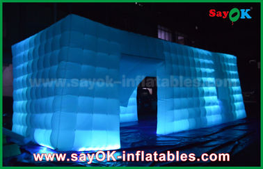 空気膨脹可能なテントLEDライト膨脹可能な立方体のテント/全デジタル印刷の屋外党テント