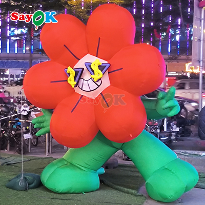 広告の飾り付けのための充電可能な豊かな花