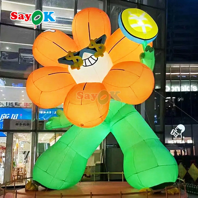 広告の飾り付けのための充電可能な豊かな花