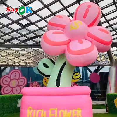 広告の飾り付けのための充電可能な豊かな花