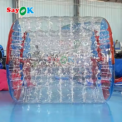 インフレータブルランニングバブルゾーブローラーボール PVC 透明ウォーターローラーボール アウトドアウォータースポーツ用