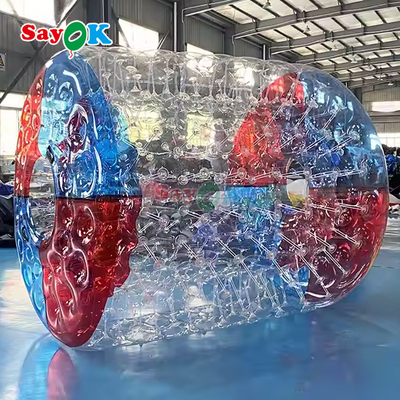 インフレータブルランニングバブルゾーブローラーボール PVC 透明ウォーターローラーボール アウトドアウォータースポーツ用