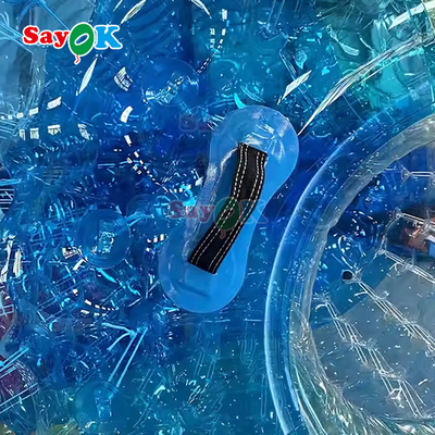 インフレータブルランニングバブルゾーブローラーボール PVC 透明ウォーターローラーボール アウトドアウォータースポーツ用