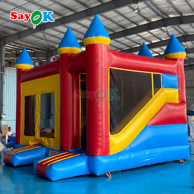 Sayok バウンスキャッスル インフレータブル アウトドア 商用 PVC バウンスハウス コンボ 子供用