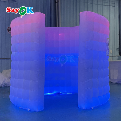 360 Inflatable Photo Booth Wall for Events - Portable LED Enclosure