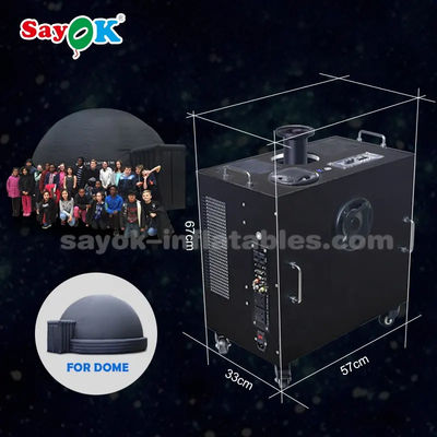 Sayok 6500LM ポータブルインフレータブルプラネタリウム、1年保証、HDフルドーム投影用4輪付き