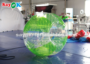 膨脹可能なスーツ ゲーム 1.5m 0.8mm ポリ塩化ビニールの膨脹可能な泡サッカーの透明/赤/緑の色