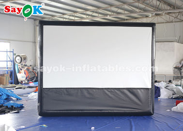 Airblownの膨脹可能な屋外の映画スクリーン2.63×3.4mの投射の布の科学の中心のための屋外の膨脹可能な映画スクリーン