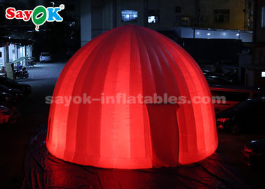 昇進のでき事のための膨脹可能な空気ドームのテントをつける膨脹可能な屋外のテント8のメートルLED