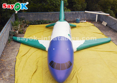 ROHSの注文の膨脹可能なプロダクト、10メートル ポリ塩化ビニールの展覧会の表示のための膨脹可能な飛行機モデル
