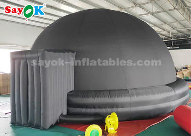 黒6mの子供の学校教育装置のための膨脹可能なプラネタリウムのドームのテント