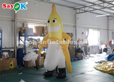 3mの屋外広告のセリウムSGS ROHSのための膨脹可能なバナナのマスコット