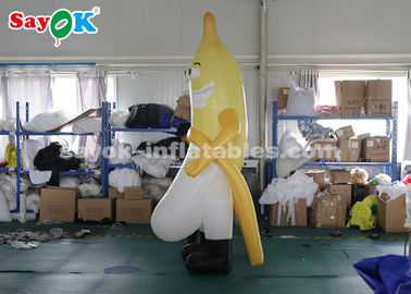 3mの屋外広告のセリウムSGS ROHSのための膨脹可能なバナナのマスコット