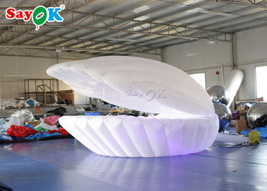 白3m LEDの結婚の装飾のための軽く膨脹可能なシェル モデル