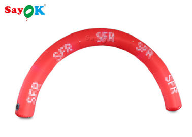 注文の膨脹可能なアーチのでき事SGSを広告するための赤い6*3m膨脹可能なアーチの開始の決勝線
