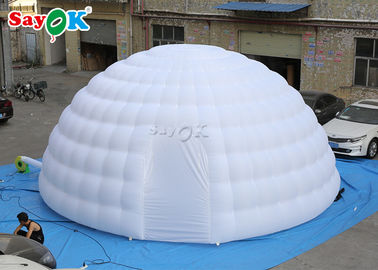 空気テント8m巨人の展覧会のための空気送風機が付いている膨脹可能なイグルーのドームのテントは屋外に行く