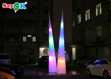 広告のための送風機が付いている多彩で膨脹可能な照明装飾LEDの円錐形