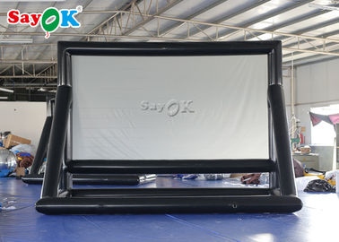 膨脹可能で大きいスクリーンの運ぶこと容易な送風機が付いている移動式膨脹可能な映画スクリーンの背面映写