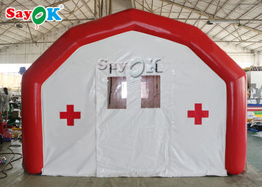 医学のベッドを置く膨脹可能なポーランド人のテントの大きい気密の移動式病院の膨脹可能な医学のテント