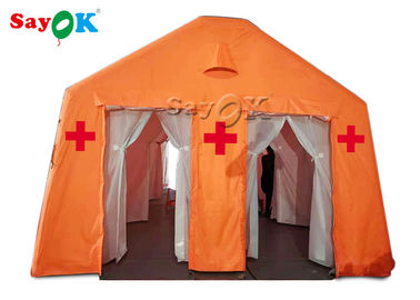 膨脹可能な緊急のテントは速く患者を置くために膨脹可能な移動式医学の検疫のテントを造った