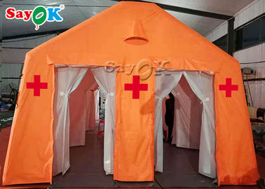 膨脹可能な緊急のテントは速く患者を置くために膨脹可能な移動式医学の検疫のテントを造った