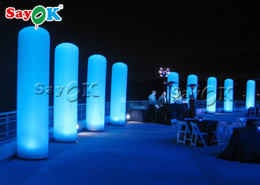 習慣LEDの/段階のための膨脹可能なコラムの柱/党結婚入口の装飾