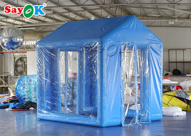 空気ポンプと気密膨脹可能なフレームのテント3x2.5x3Mの防水反ウイルスの膨脹可能な医学のテント