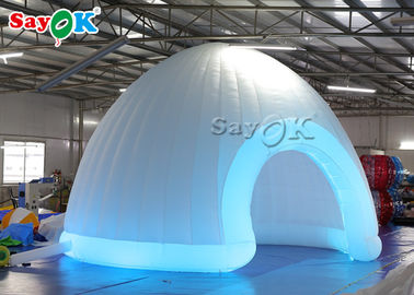 屋外に空気導いた6x4mH膨脹可能なドームのテントをテント210D Xfordは行く