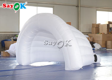 半球のゴルフ2.3x1.5mH膨脹可能なドームのテント