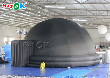 360ドームの投射5/6mのポータブルの黒の膨脹可能なプラネタリウムのテント