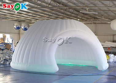 大きく膨脹可能なテントの団体のでき事は6m LEDの膨脹可能なドームのテントを終えた