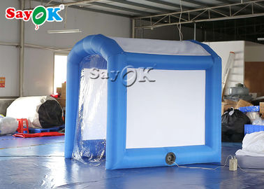 ポリ塩化ビニールの防水シートの空気ポンプを搭載する移動可能な消毒のトンネルのテント