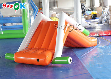子供のための屋外充気スライド 耐火 登山 充気バウンサー スライド ヨット水上公園