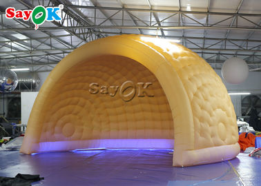 膨脹可能なヤードのテントROHSの6m LEDの膨脹可能な空気ドームのテントを遊園地