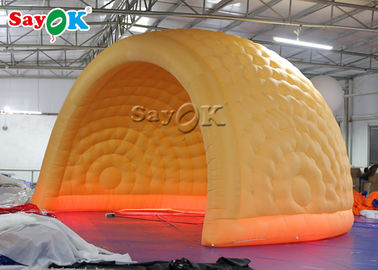膨脹可能なヤードのテントROHSの6m LEDの膨脹可能な空気ドームのテントを遊園地