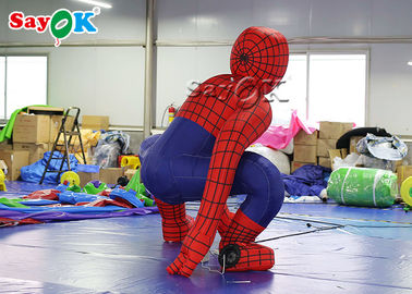 爆撃 漫画キャラクター スーパーヒーロー 2.5m レッド 充気スパイダーマン 式典飾り