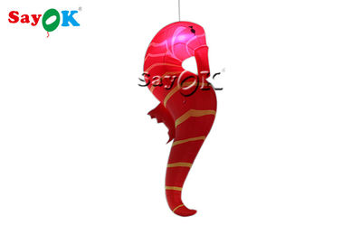 クラブ装飾2m赤く膨脹可能なLEDの照明海馬