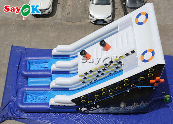 屋外用水上スライド SGS ダブルシューズ式 防水式 浮気式 登山用水上スライド
