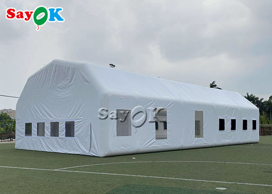 膨脹可能な仕事のテントの防水白い20x10x5.5mH膨脹可能な自動車ペンキ ブース