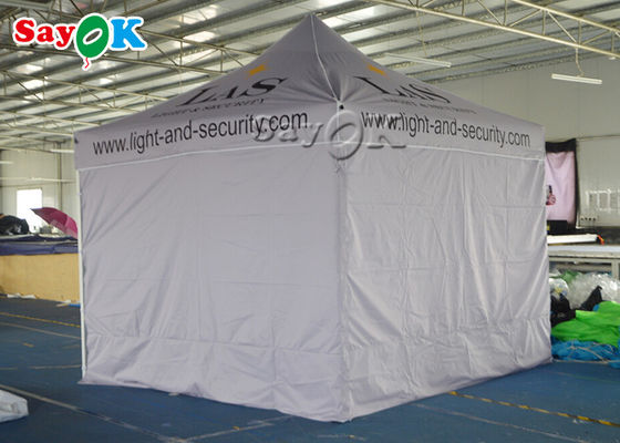 防水おおいのテントは広告のために3つの側面が付いている3 x 3mのアルミニウム折るテント印刷する
