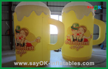 宣伝活動 黄色 オーダーメイド 膨張型製品 イベント用 巨大膨張型ビールカップ
