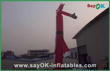空気ダンサーのレンタル クリスマスのサンタ6mの750w送風機の空気ダンサーの膨脹可能なプロダクト